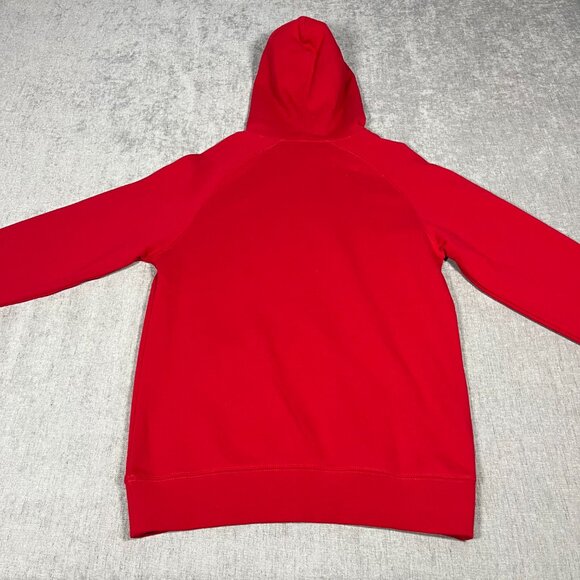 Live Fit LVFT Pullover Hoodie Men Small Red Performance Workout Gym Logo NWT - Picture 2 of 8